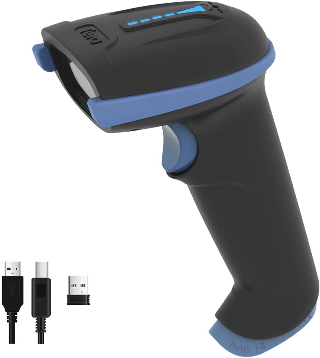 Tera Barcode Scanner D5100 2D Wireless Barcode Scanner Keil blau