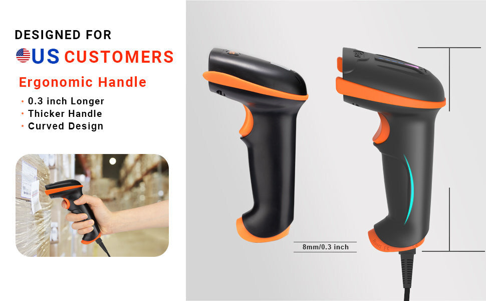 L5100Y Laser 1D USB Barcode Strichcode-Scanner