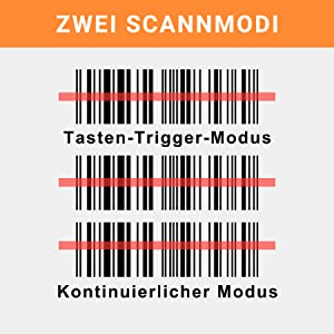 Tera Pro 2D QR Desktop Barcode Scanner Omnidirektional Scankopf USB Wired Handsfree Modell 9100