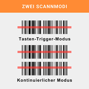 Tera Barcode Scanner D5100 2D Wireless Barcode Scanner Keil blau