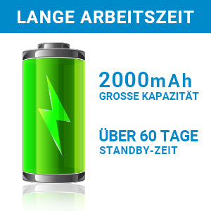 Tera Barcode Scanner 2.4 GHz/Bluetooth/USB  2000mAh Akku /Kabel/Ständer, HW0002 Weiß und Blau