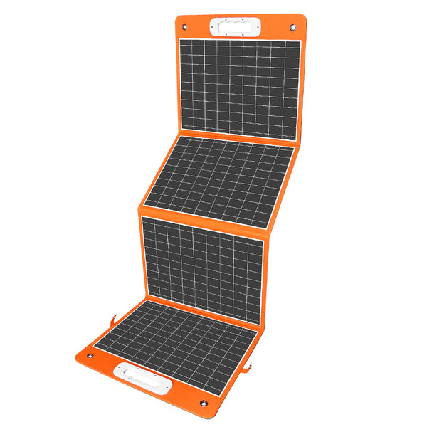 Panel solar plegable 18V/100W - para central eléctrica, ventilador USB, teléfono móvil - altamente eficiente y portátil