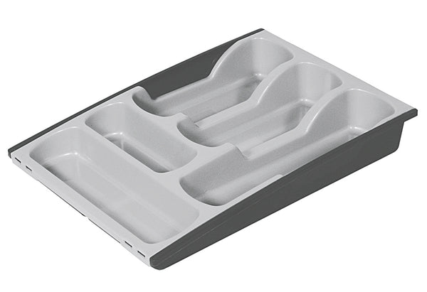 Cubertero extensible CURVER en antracita/gris claro, plástico, 35 x 25 x 10