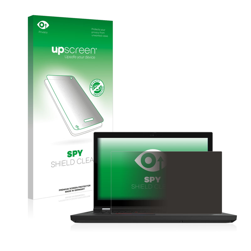 upscreen Spy Shield Clear Premium Blickschutzfolie für Lenovo ThinkPad P15 Gen