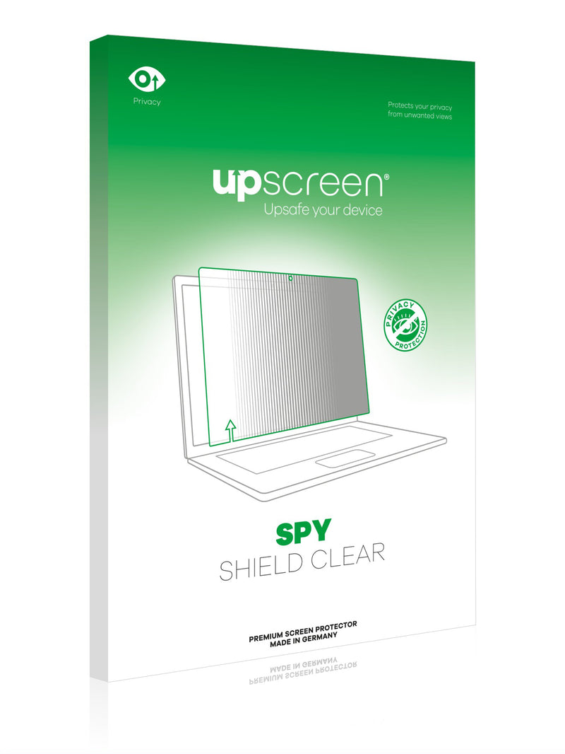 upscreen Spy Shield Clear Premium Blickschutzfolie für Industrie-Monitore mit 17 Zoll