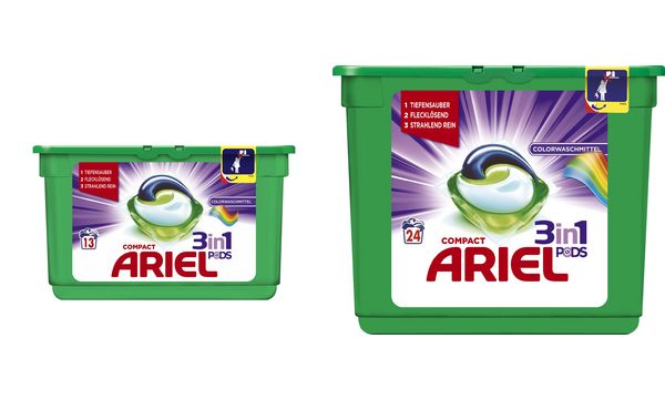 ARIEL PODS detergente COLOR 3en1, 22 WL (64311015)