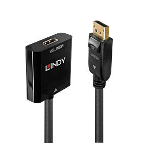 Lindy 41068 DisplayPort 1.2 a HDMI 18G Convertidor Activo