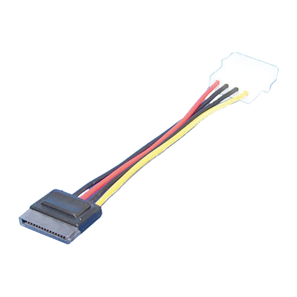 Cable LogiLink Cable de alimentación SATA y fuente de alimentación, 0,15 m