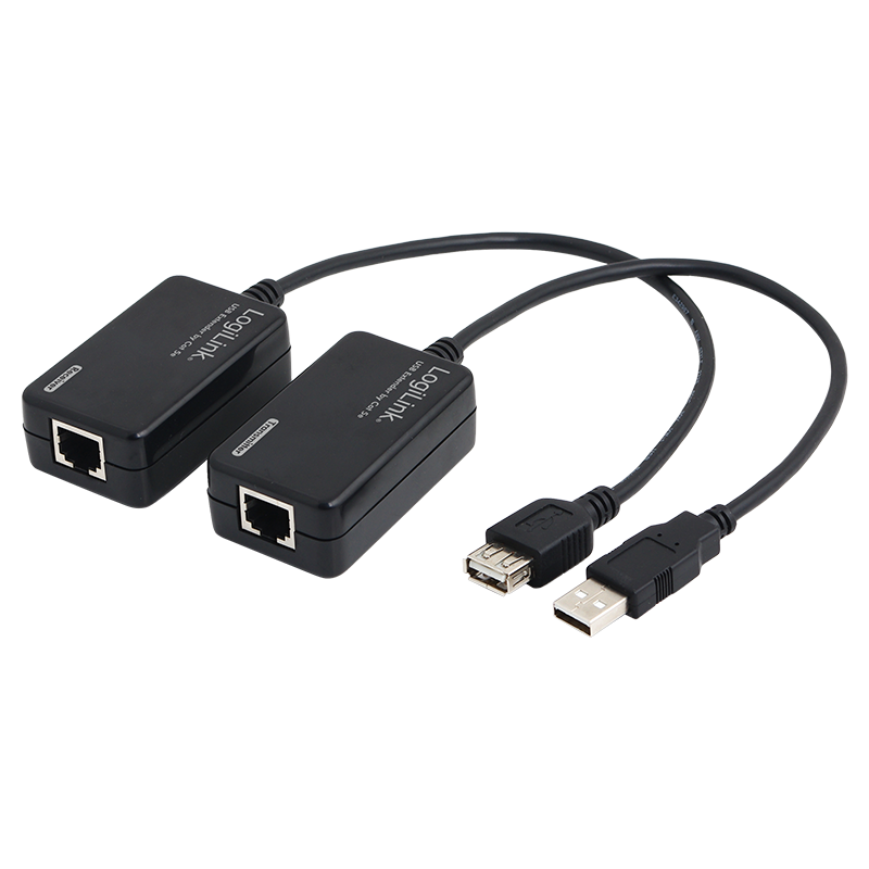 Cable alargador LogiLink USB vía Cat.5/6 hasta 60m