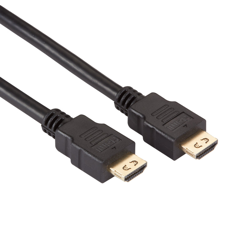 Black Box Premium High-Speed HDMI Cable with Ethernet and Gripping Connectors – HDMI 2.0, 4K 60 Hz UHD