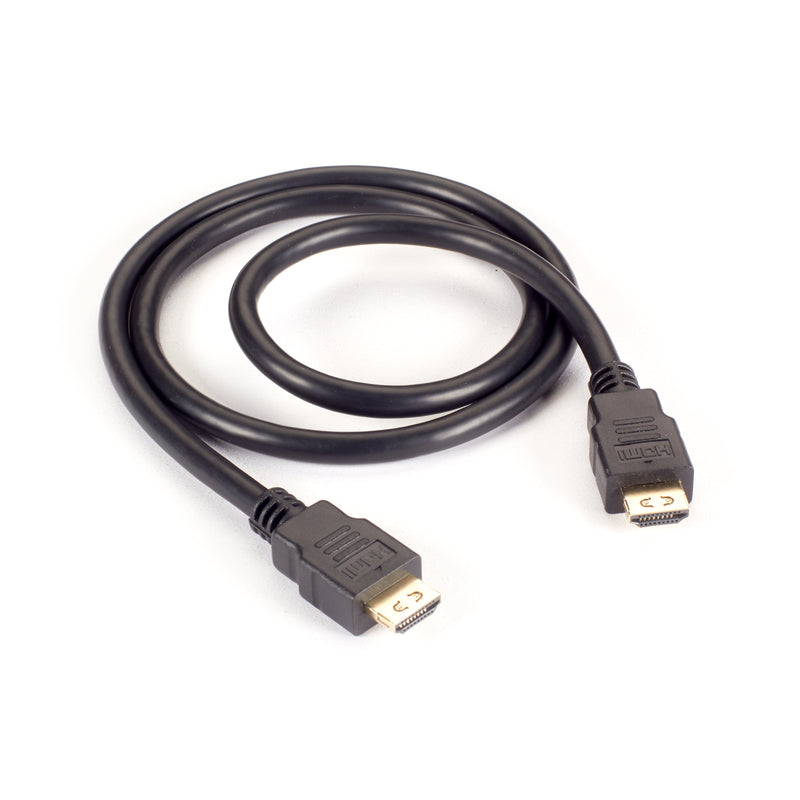 Cable HDMI Premium de alta velocidad Black Box con conectores Ethernet y de sujeción (0,9 m)