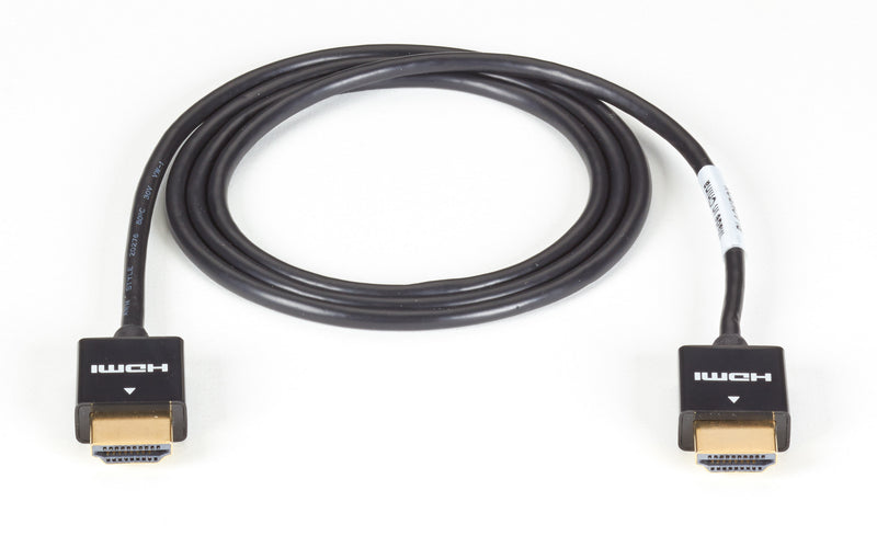 Black Box VCS-HDMI-001M Slimline Cable HDMI de alta velocidad M/M 1m Cable de video HDMI HDMI Slimline