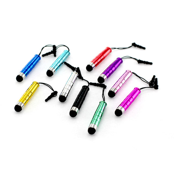 Mini lápiz óptico OTB con punta blanda y tapa antipolvo de 3,5 mm - Juego de 10 piezas