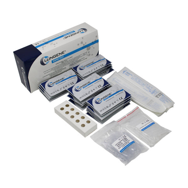 CLUNGSE COVID-19 Antigen Rapid Test Cassette prueba rápida 3 en 1 hisopo nasal corto paquete de 25