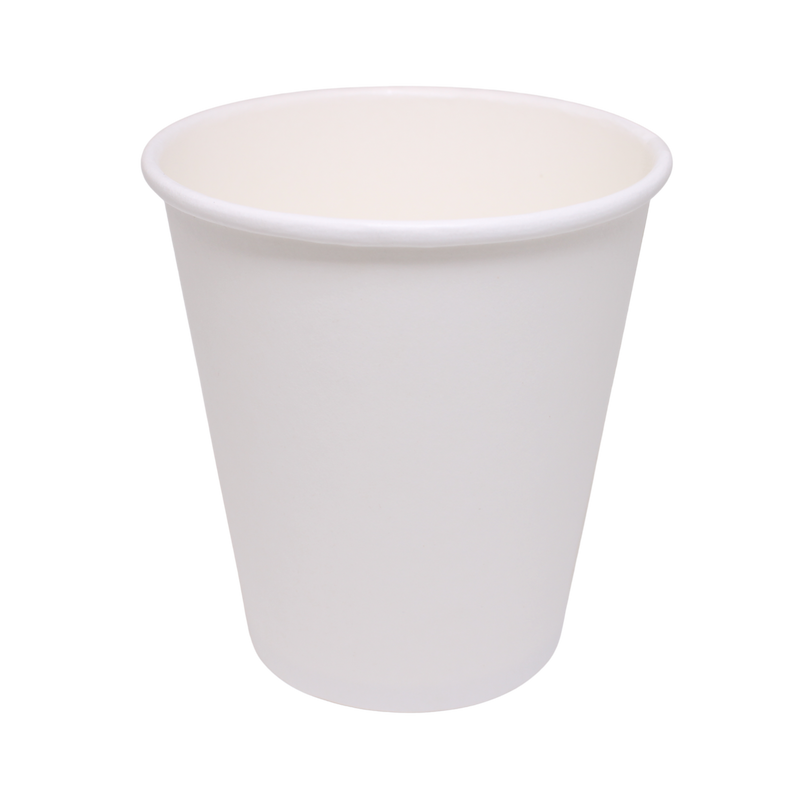 Vasos de papel blanco compostable - capacidad: 297 ml ( 10 oz ) - paquete de 50