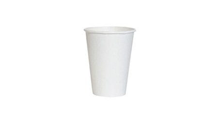 Vasos de papel blanco compostable - Capacidad: 75 ml (3 oz) - 50 piezas