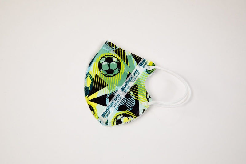 emissimo mini máscara protectora, XS para caras pequeñas y estrechas, Made in Germany caja de 10 balones de fútbol