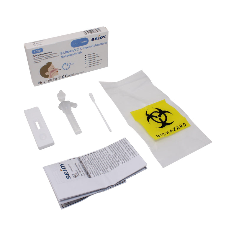 SEJOY layman antigen test autotest SARS-CoV-2 - hisopo nasal corto CE1434 1er