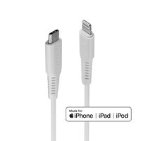 Lindy 2m USB Typ C an Lightning Kabel weiß Stecker - Kabel - Digital/Daten