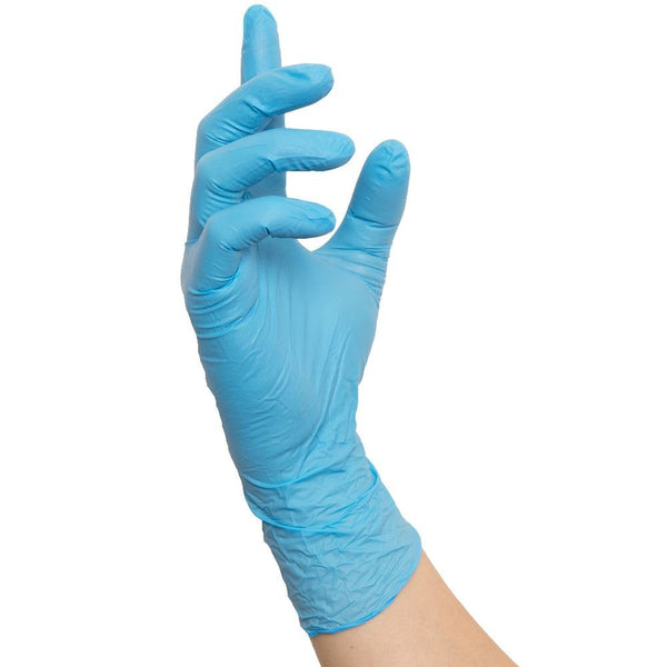 Nitras Supreme Nitrile, guantes desechables de nitrilo, nitrilo, azul XXL 100 uds.