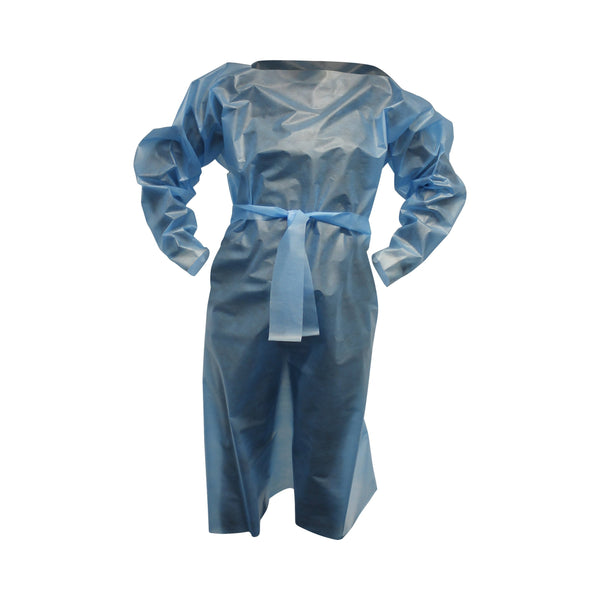 Bata protectora desechable para visitantes delantal para pintar Protect - Coat 180 x 125 polar, HACCP, azul