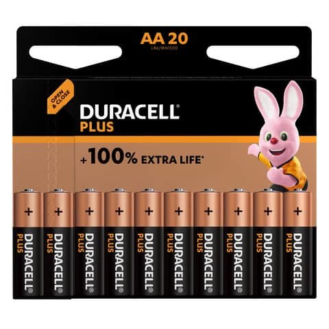Batterien Plus-ExtraLife Alkaline - Mignon/LR6/AA, 1,5 V, 20