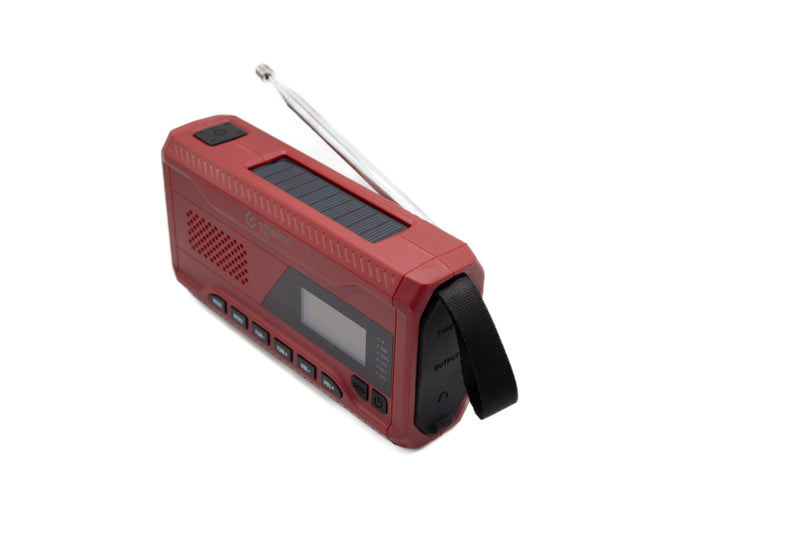 Emissimo Tec Mini ACE DAB+ radio de emergencia radio de manivela radio solar power bank linterna USB-C