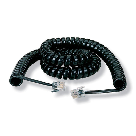 Black Box EJ300-0006 Juego de cable en espiral para perros Negro 1,8 m