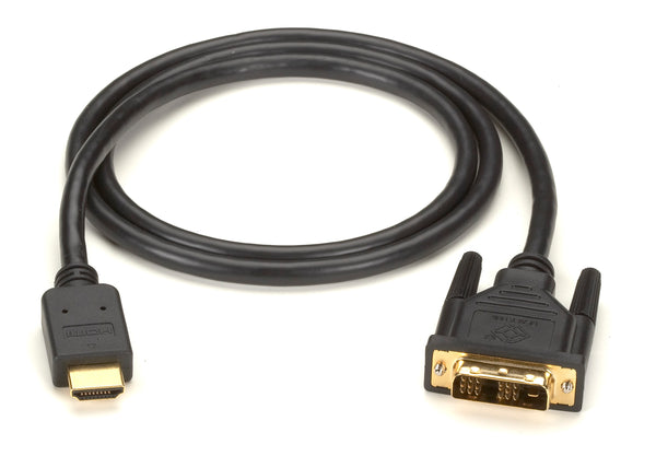 Cable HDMI a DVI-D de caja negra