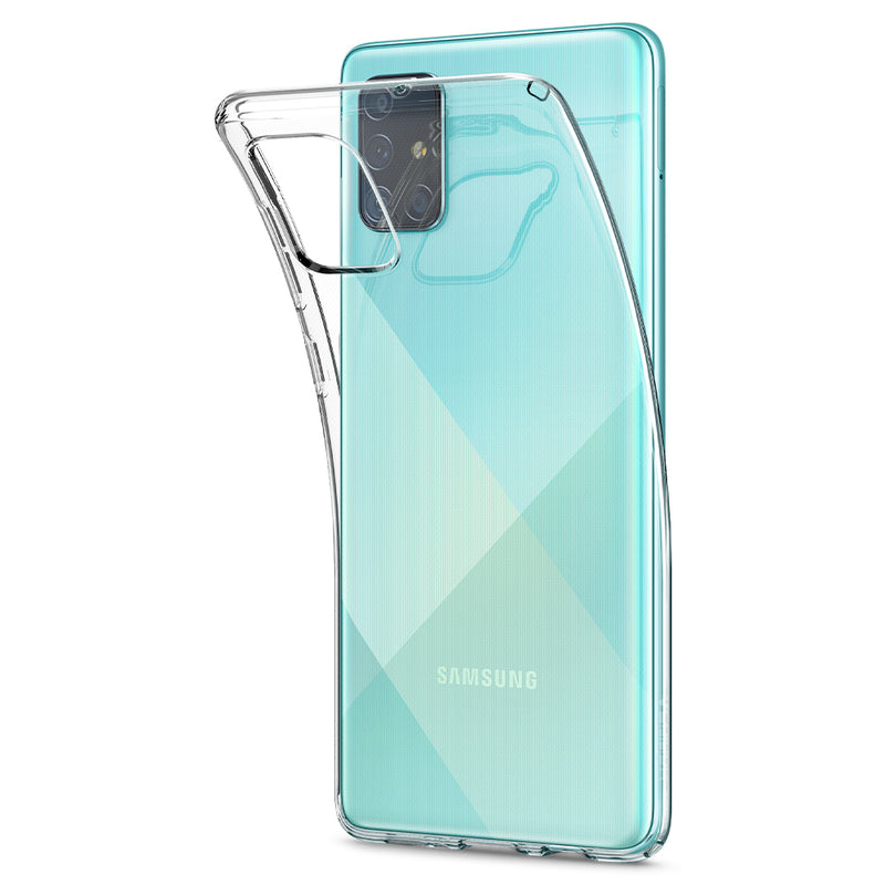 Liquid Crystal Hülle für Samsung Galaxy A71 Transparent