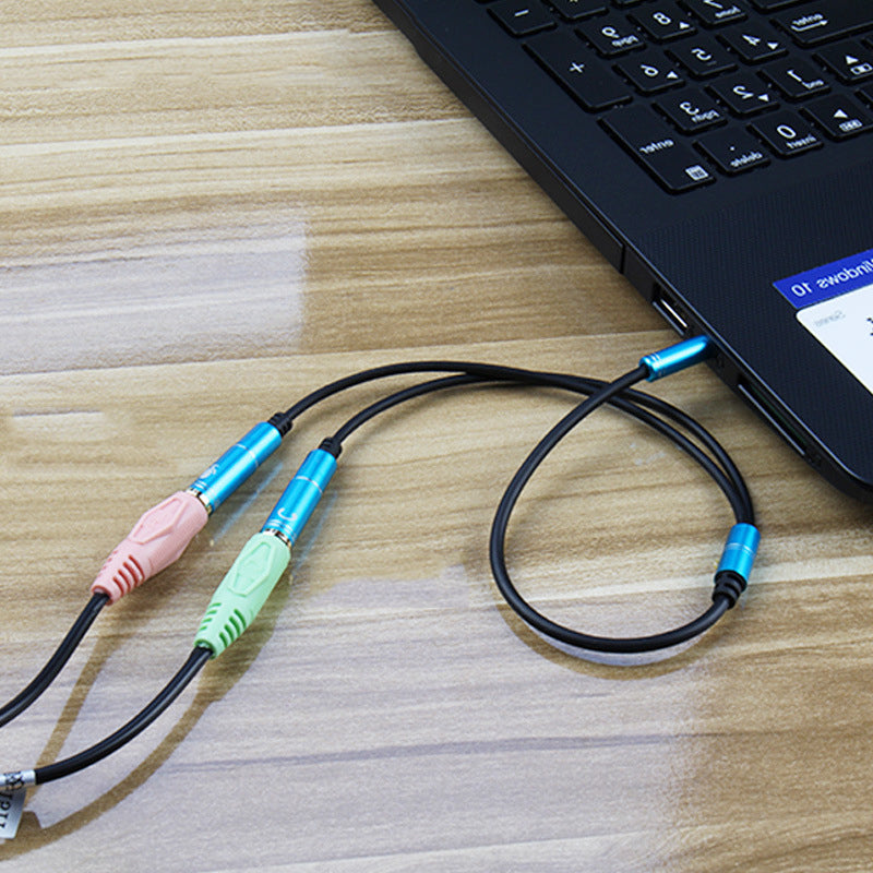 Divisor de audio del cable del adaptador de auriculares para auriculares emissimo [2 conectores jack de 3,5 mm a 1 conector jack]