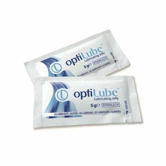 lubricante optiLube para sonda nasofaríngea, 5g, sin silicona